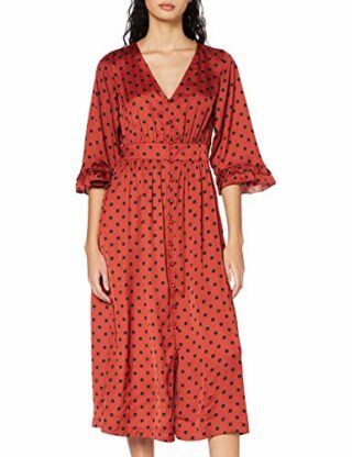 Scotch & Soda Maison Midi Kleid, Bunt