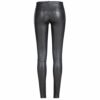 Set Dakota Stretch Lederhose, Schwarz