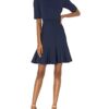 Shoshanna Carin Strickkleid, Blau