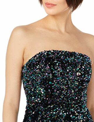 Shoshanna Strapless Abendkleid, Bunt