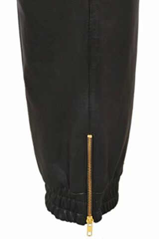 Smart Range 3040 Jogging-Lederhose, Schwarz