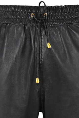 Smart Range 3040 Jogging-Lederhose, Schwarz