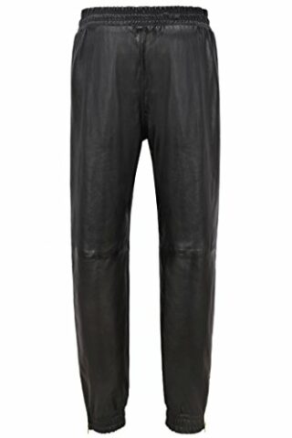 Smart Range 3040 Jogging-Lederhose, Schwarz