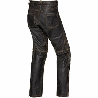 Spirit Motors Motorradhose Lederhose 4.0, Schwarz