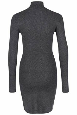 Steffen Schraut Strickkleid mit Strassbesatz, Grau