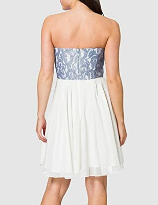 Swing Abendkleid aus Strick, Bunt