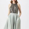 Swing Cocktailkleid, Grau
