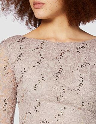 Swing Evita Abendkleid, Beige