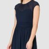Swing Linda Strickkleid, Blau