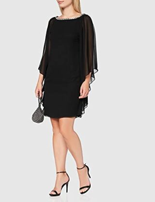 Swing Selma Abendkleid, Schwarz