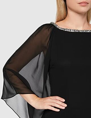 Swing Selma Abendkleid, Schwarz