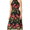 TRUTH & FABLE Midi-Blumenkleid, Bunt