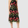 TRUTH & FABLE Midi-Blumenkleid, Bunt