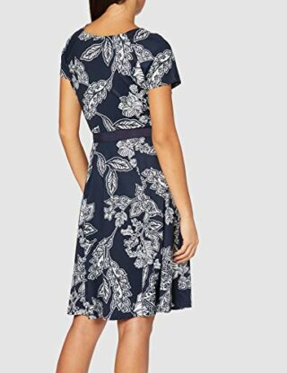 Taifun Maxikleid mit Batikmuster ausgestellt, Blau