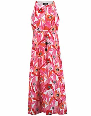 Taifun Maxikleid mit Flower-Print ausgestellt, Pink