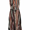 Taifun Sommerkleid im Streifen-Design ausgestellt, Schwarz