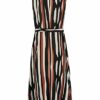 Taifun Sommerkleid im Streifen-Design ausgestellt, Schwarz