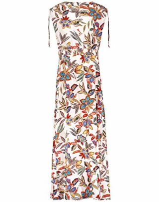 Taifun Sommerkleid mit Schulterraffung, Weiß