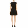 Theory Pleated Cap Dress Kleid, Schwarz