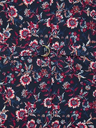 Tommy Hilfiger ADP W Annika Floral Midi Dress Kleid, Blau