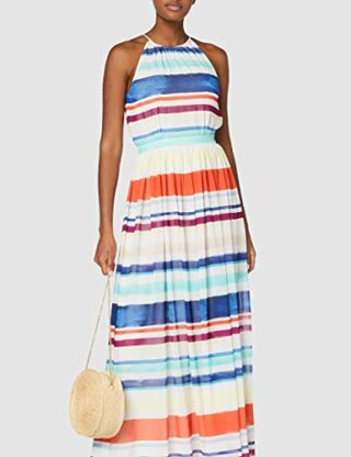 Tommy Hilfiger AGATHA Abendkleid, Plissee Kleid, Bunt