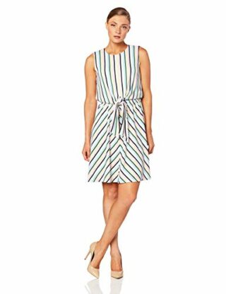 Tommy Hilfiger Barbara Knot Dress NS Kleid, Weiß