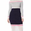 Tommy Hilfiger GELDA Sheer Contrast Leinenkleid, Grau