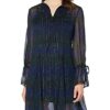 Tommy Hilfiger Luna Dress LS Sommerkleid, Schwarz