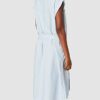 Tommy Hilfiger Oxford Midikleid, Blau