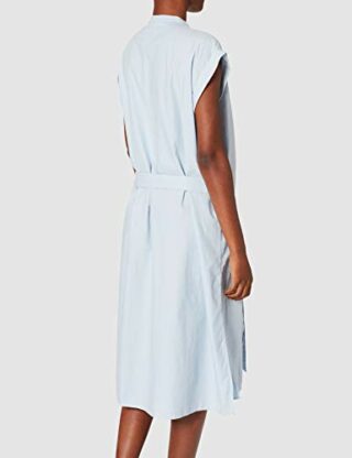 Tommy Hilfiger Oxford Midikleid, Blau