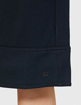 Tommy Hilfiger Punto Milano A-Linien-Kleid, Blau