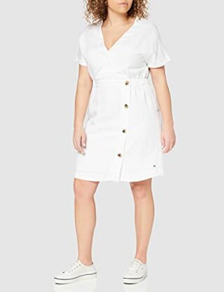 Tommy Hilfiger Sommerkleid aus Leinen, Weiß
