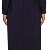 Tommy Hilfiger VIS Twill Midikleid, Blau