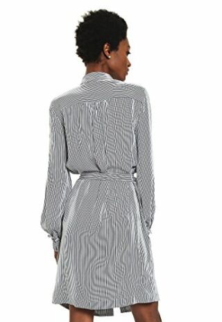 Tommy Hilfiger WW0WW20596 Hemdblusenkleid, Blau