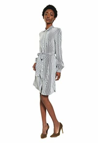 Tommy Hilfiger WW0WW20596 Hemdblusenkleid, Blau