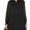 Tommy Jeans Tjw Tiered A-Linien-Kleid, Schwarz