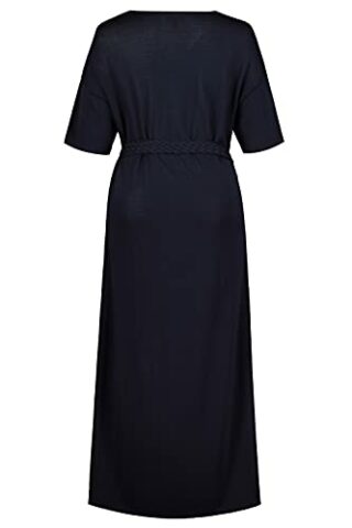 Ulla Popken Plus Size Maxikleid, Blau