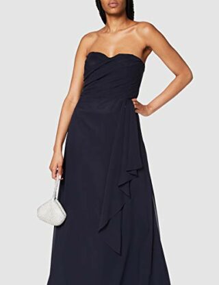 Vera Mont 0031/4825 A-Linien-Kleid, Blau