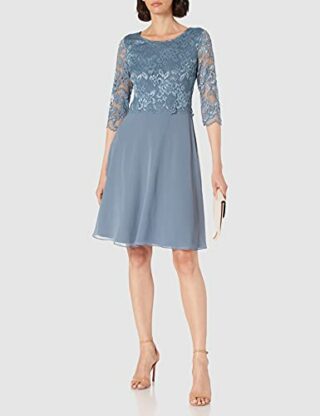 Vera Mont 0057/4825 Cocktailkleid, Blau