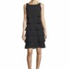 Vera Mont 0063/4825 A-Linien-Kleid, Schwarz