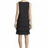 Vera Mont 0063/4825 A-Linien-Kleid, Schwarz