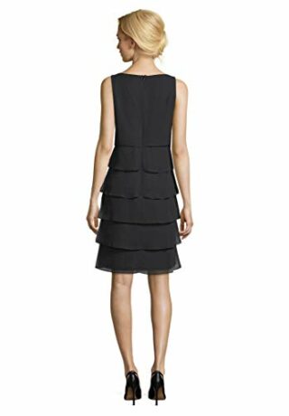 Vera Mont 0063/4825 A-Linien-Kleid, Schwarz