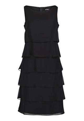 Vera Mont 0063/4825 A-Linien-Kleid, Schwarz