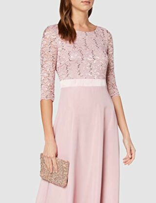 Vera Mont 0090/4825 A-Linien-Kleid, Pink