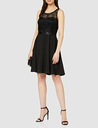 Vera Mont 0100/4938 Cocktailkleid, Schwarz