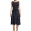 Vera Mont 0151/4825 A-Linien-Kleid, Blau