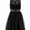 Vera Mont 2513/3990 Cocktailkleid, Knielang, Schwarz