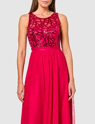 Vera Mont 2549/3541 Partykleid, Maxikleid, Rot