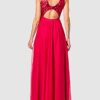 Vera Mont 2549/3541 Partykleid, Maxikleid, Rot