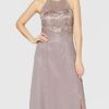 Vera Mont 2591/3927 Abendkleid, Beige